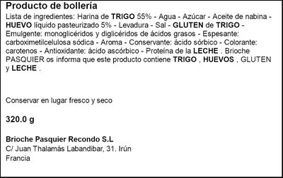 Bollitos brioche Pasquier 320g