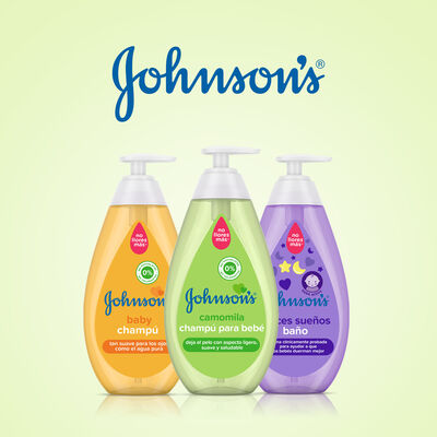 Champ&uacute; infantil Johnson's 750ml camomila para un cabello brillante