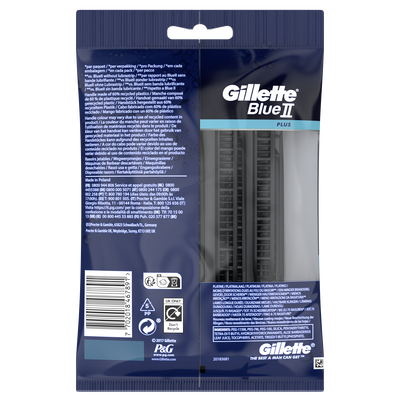 Máquina de afeitar desechable Gillette 15 uds Blue II Plus