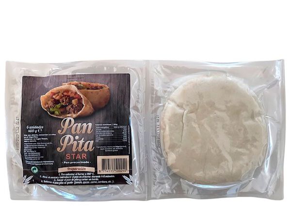 Pan de pita Star 400g blanco precocinado