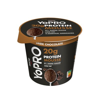 Mousse proteínas Yopro 150g chocolate negro