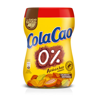 Cacao 0% az&uacute;car a&ntilde;adido Colacao 325g