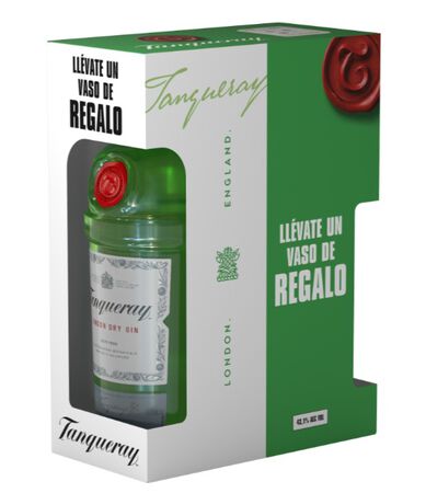 Ginebra Tanqueray 70cl + vaso