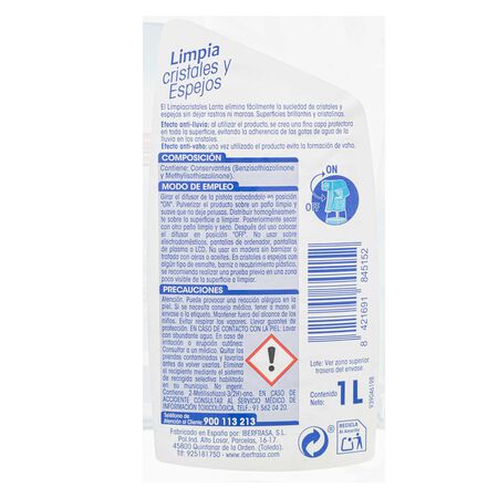 Limpiacristales  Lanta 1l pistola