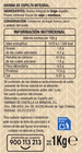Harina espelta integral alto contenido de fibra Alipende 1kg