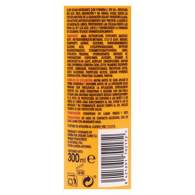 Crema solar Bodyplus 300ml FPS 50+