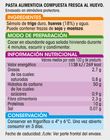 Pasta fresca tagliatelle Alipende 250g al huevo