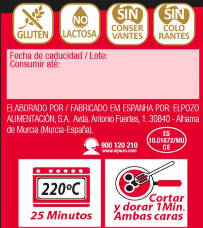 Solomillo de cerdo extratierno al romero ElPozo 650g aproximadamente