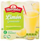Granizado con sabor a limón en pack de 4 unidades Mercader