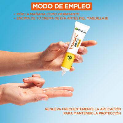 Tratamiento Facial Skinactive Garnier 40 ml Invisible Sf+50