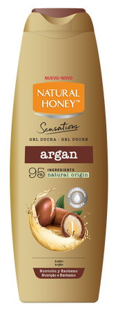 Gel ducha Natural Honey 650 ml Arg&aacute;n