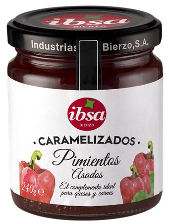 Pimiento caramelizado Ibsa tarro de cristal 240g
