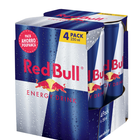 Bebida energ&eacute;tica Red Bull 25cl pack 4