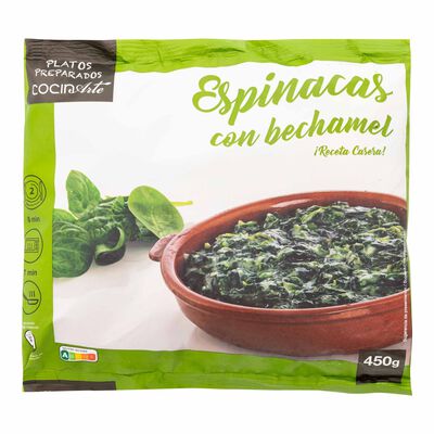 Espinacas con bechamel Cocinarte 450g