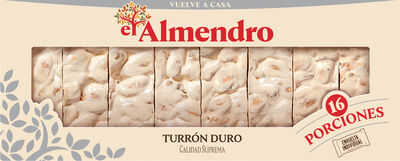 Turrón duro 16 porciones El Almendro 400g