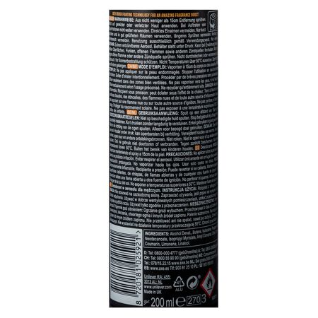 Desodorante en spray Axe 48h non stop fresh 200ml dark temptation