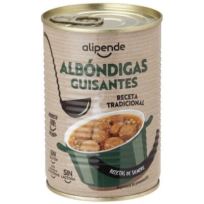 Albondigas con guisantes Alipende 415g