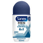 Desodorante roll-on para hombre Sanex Men Active Control 48h antitranspirante 50ml