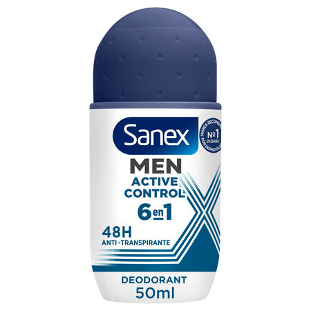 Desodorante roll-on para hombre Sanex Men Active Control 48h antitranspirante 50ml