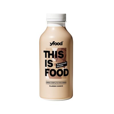 Comida liquida para beber sabor chocolate Yfood 500ml