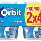 Chicles de menta Orbit 2 unidades 64g