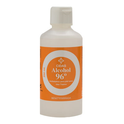 Alcohol 96&ordm; Cidas 250ml