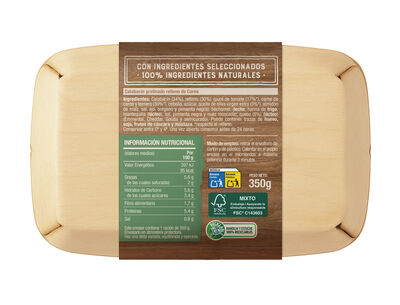 Calabac&iacute;n gratinado de carne El Buen Comer Carretilla 350g