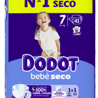 Pañal talla 7 43 unidades Dodot