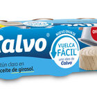 At&uacute;n claro en aceite de girasol Calvo pack 6