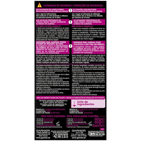 Tinte de cabello sin amoníaco Garnier Olia nº 1.0 negro profundo