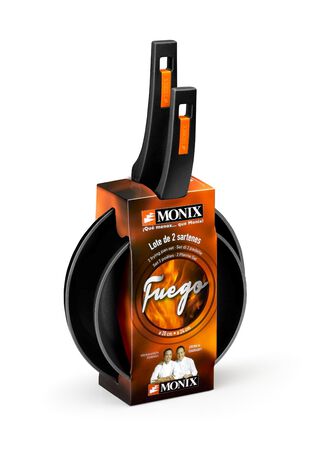 Set 2 sartenes Monix fuego 20-24 cm
