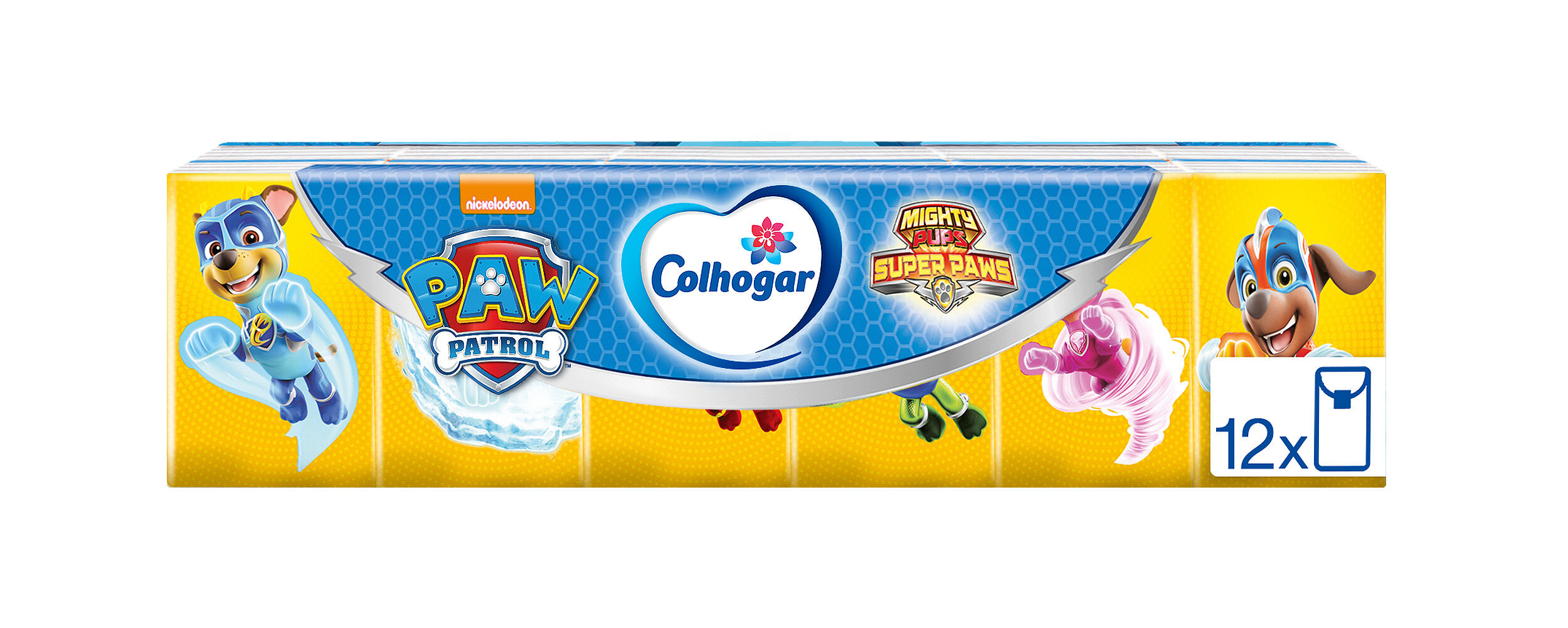 Pañuelos con diseño Paw Patrol Colhogar 12 unidades