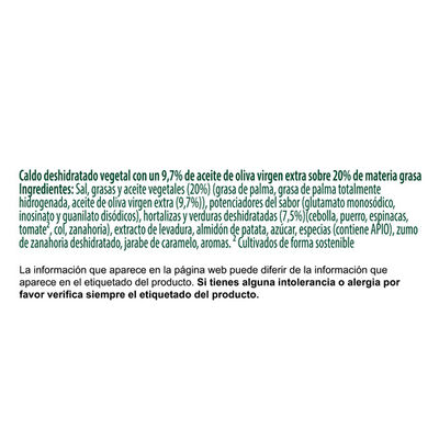 Caldo en pastillas vegetal sin gluten Knorr 12u