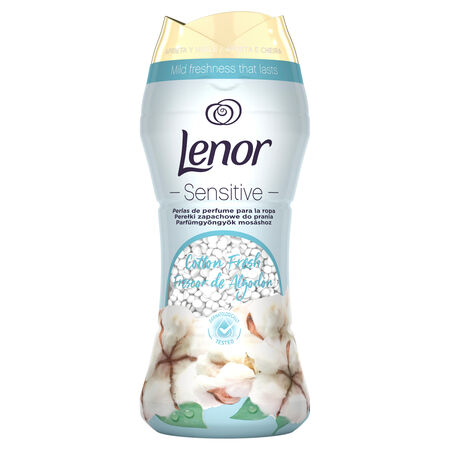 Perlas Perfumadoras De Ropa Lenor Sensitive 210G Frescor Algodón