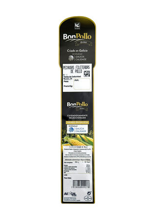 Pechuga de pollo fileteada Bon Pollo 550g aproximadamente