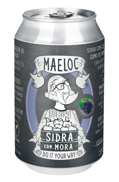 Sidra con Mora Maeloc Lata 33cl