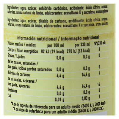 Tónica Schweppes lata 33cl limón