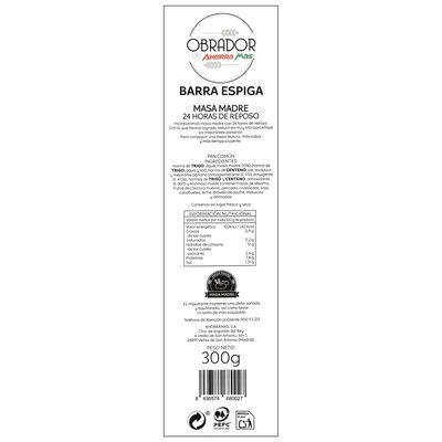 Barra de espiga plus 300g