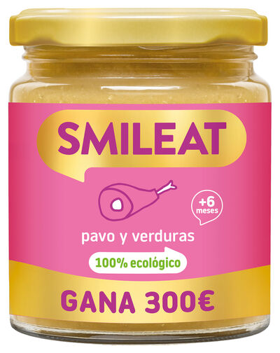 Tarro Smileat pavo con verduras 230g