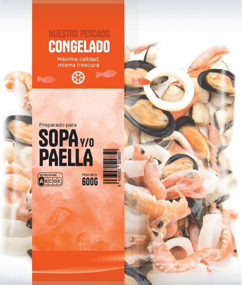 Preparado para sopa y/o paella 600g