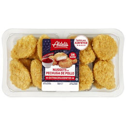 Nuggets de pollo extracrujientes Aldelis 320g