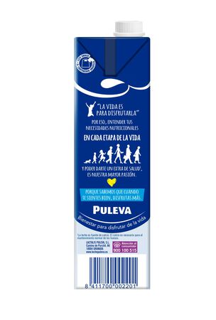 Bebida l&aacute;ctea sin lactosa Puleva 1l omega3