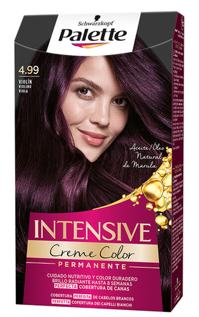 Tinte de cabello Schwarzkopf Palette nº 4.99 Violín con micro aceites naturales
