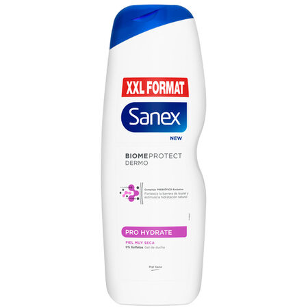 Gel de ducha Sanex 900ml pro hydrate para piel muy seca