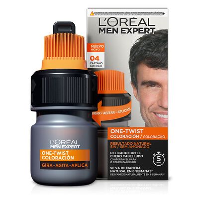 Coloración cabello men expert L'Oréal nº04 castaño