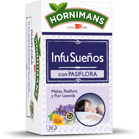 Infusión melisa pasiflora y flor Hornimans 20u