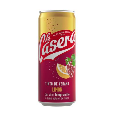 Tinto de verano La Casera 33cl lata lim&oacute;n