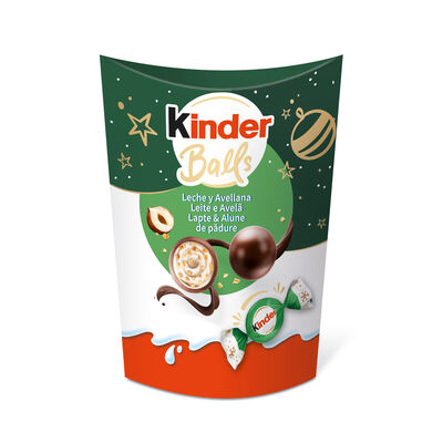 Chocolatina con leche y avellanas Kinder Balls 164g