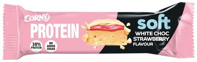 Barrita de proteínas de chocolate y fresa Corny 45g