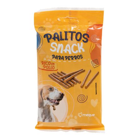Snack palitos para perro Meque pollo 200g